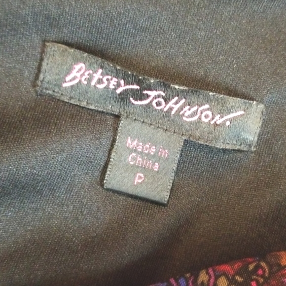 Betsey Johnson Floral VNeck Tie Back Ruffle Dress - Picture 5 of 6